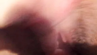 Wifey ejaculates on my dick during tight anal sex