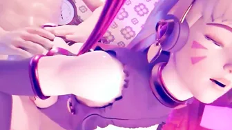 Fucking D.Va While Shes Get A Ass Plug Inside