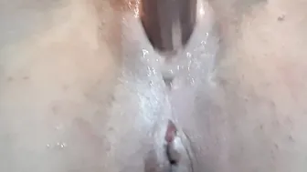 CHAIR LEG #12-For whoever likes to view both holes very raw n leaking from masterbating too much- sorry