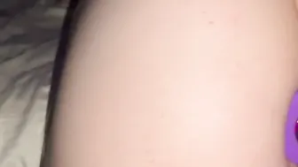Tiny teens fcked with buttplug inside her booty