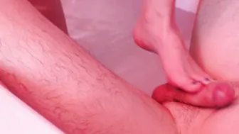 Sexual Fem Dom Butt Pegging inside the Wc