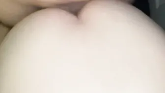 Deep noisy anal  she loves when I finish inside her tight snatch