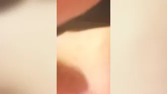 Tight cunt taking a gigantic sex toy