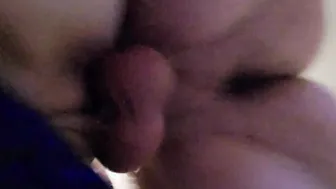 Bit of close up doggy fucking gigantic cock and deep