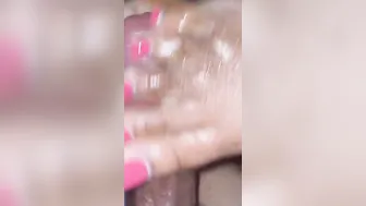 Turf Job with Super Sexy Pink Foot from my Mistress