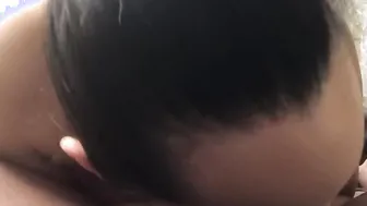 Sucking Off Whipped Cream off Chocolate Penis