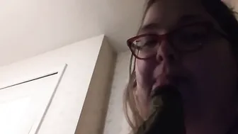 Bbw fucking and blowing big black cock vibrator