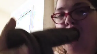 Bbw fucking and blowing big black cock vibrator