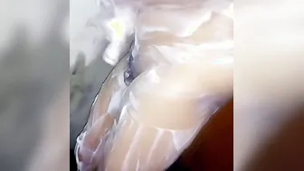 Nepali milf bathing