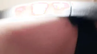 Dom sitting on face with her butt and her fake-cock for you