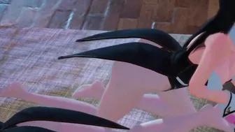 Hentai Footjob Threesome