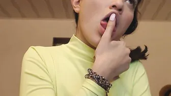 Eager porn video – Bimbos with an pure face blows his fingered inside a