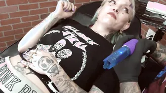 River Dawn Ink getting some new ink then getting pounded