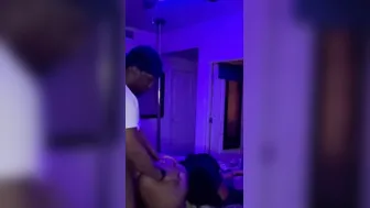 MYSTERY women Breaks inside my house pretending to be nini she robbed me for cock