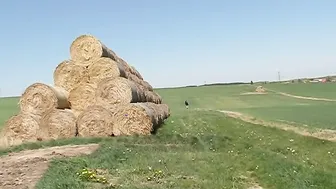 Young women banged by mature farmer for smoking on a