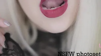 ASMR LIPS BONDAGE - LIPSTICK BDSM * YouTuber / Twitch Streamer / Tiktoker * ASMR AMY B