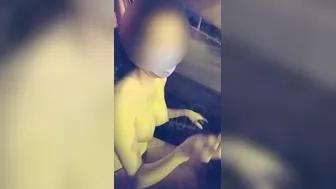 Thai girls nude into gas station.