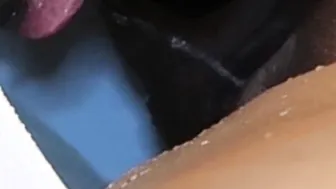 Squirting on his Tongue