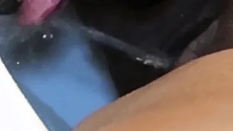 Squirting on his Tongue