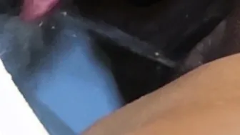 Squirting on his Tongue