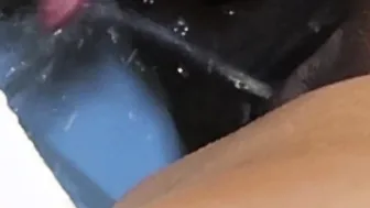 Squirting on his Tongue