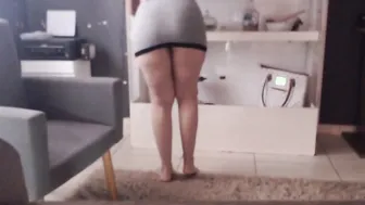 Goddess Maid into Short Skirt