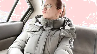 She Stuck a Toy inside the Butt / Outside into vehicle
