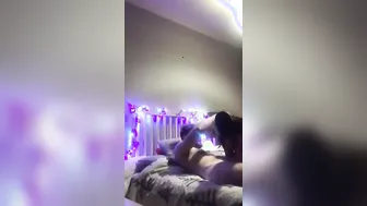 Grinding deep with my husbands dick into my arsehole… after this I put it into my twat then ate his