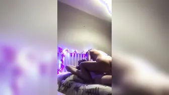 Grinding deep with my husbands dick into my arsehole… after this I put it into my twat then ate his