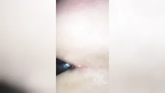 Hold still and take this big black dick into the butt bitch