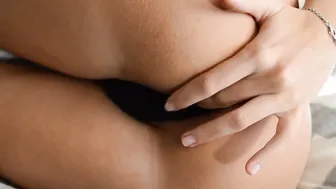 First anal plug fun and snatch masturbation