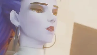 Overwatch Widowmaker Squirting Orgasm and 3Some
