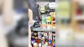 Bubbles Nude into a Convenience Store