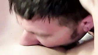 Clean up all her CUM Romantic CLOSEUP SNATCH LICKING pov Making her CUM  SQUIRT from SNATCH BLOWING