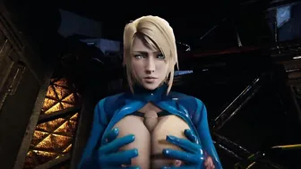 Metroid: Sara Samus is penetrated into the access to the space station