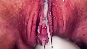 used milf cumshot wand close up