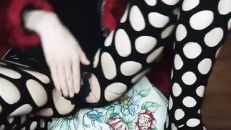 Creamy snatch vibrator fucking