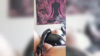 BBW Rubber Whore - Fucking My Cunt With A Toy