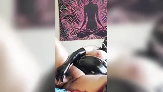 BBW Rubber Whore - Fucking My Cunt With A Toy
