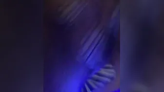 Ebony Cougar plays with vibrators inside vagina shows asshole