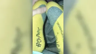 Harry Potter socks toejob