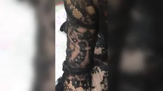 Pakistani ex-wife giving hand job to hubby friend