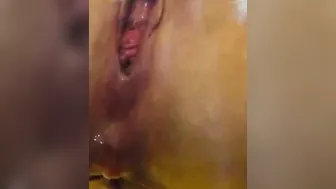 Beating my clitoris up tryin to gotten that nut