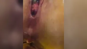 Beating my clitoris up tryin to gotten that nut