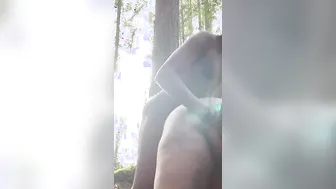 This vagina had him gets booty nude into the forest