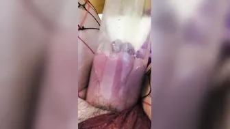 Gf Gina Squirts In Snatch Pump Fat Clitoris and Lips