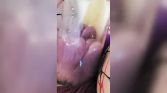 Gf Gina Squirts In Snatch Pump Fat Clitoris and Lips