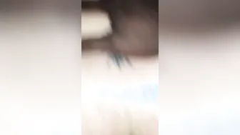 Married white MILF taking big black cock doggy pt three