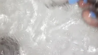 Washing Toes...