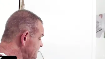 Family Massage - Perfect Step-Daughter Spreads Her Tight Vagina As A Present For Her StepDad